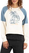 Hurley Palm Sea Crew Graphic Sweatshirt