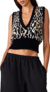 Steve Madden Mila Crop Sweater Vest