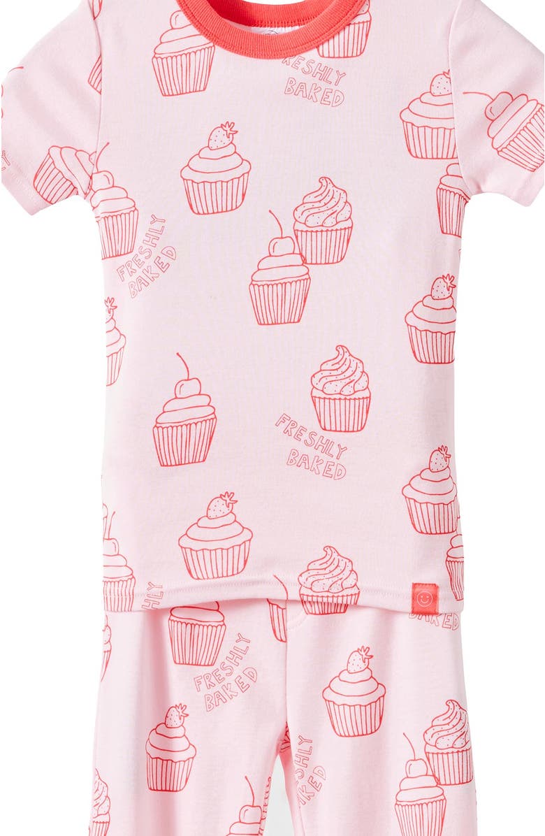 Cotton On Kids Kid's Cameron Short/Long Pyjama Set, Alternate, color, Tea Party Pink Cupcakes