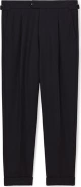 Reiss Flush Pleat Front Wool Blend Pants