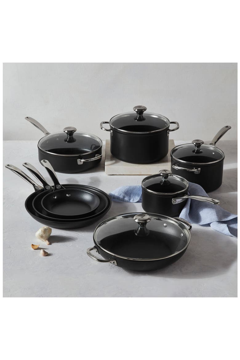 13-Piece Toughened Nonstick PRO Set, Alternate, color, SILVER/BLACK
