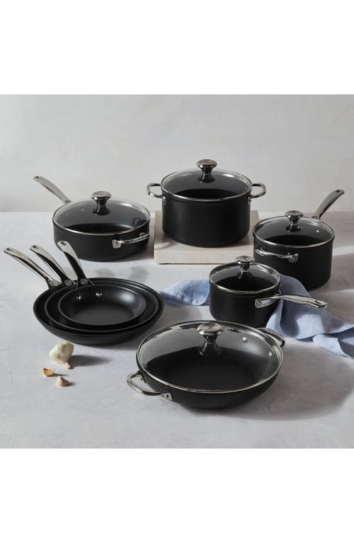 Le Creuset Toughened Nonstick Pro 13-piece Set In Silver/black
