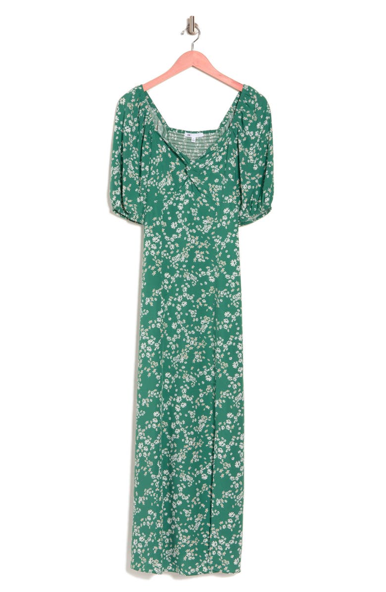 DR2 by Daniel Rainn Floral Sweetheart Puff Sleeve Maxi Dress | Nordstromrack