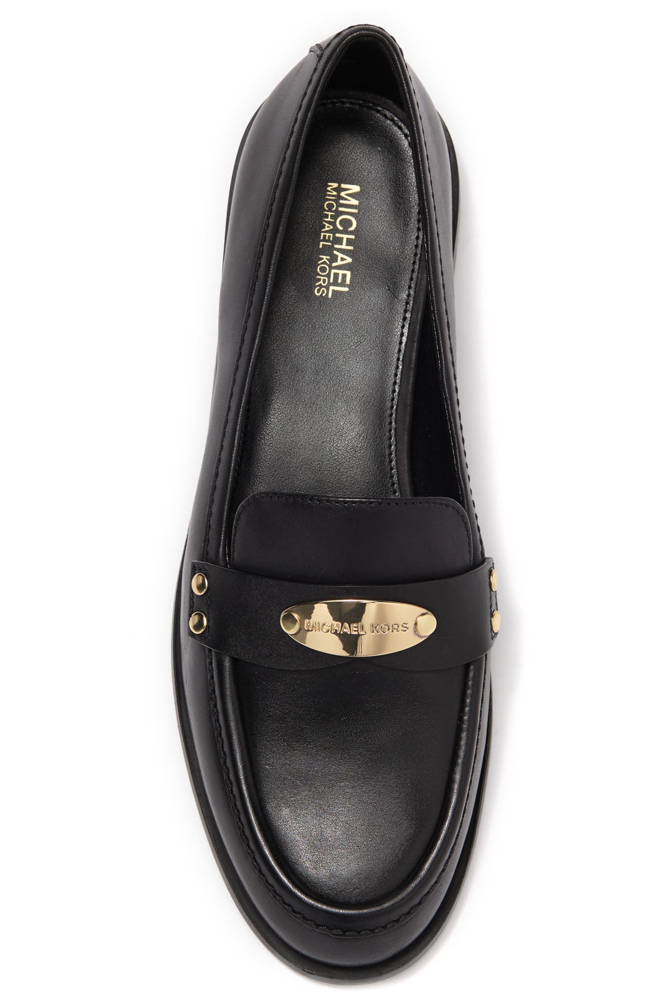 MICHAEL Michael Kors Finley Logo Plaque Loafer, Alternate, color, 
