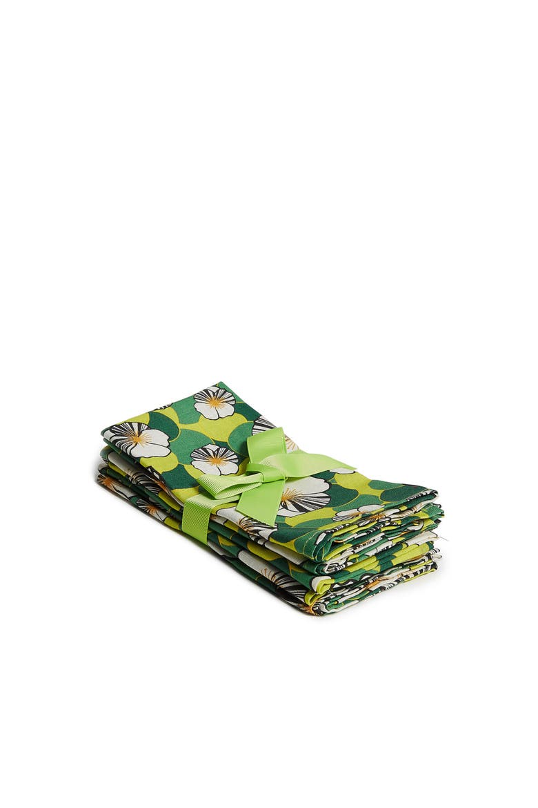 Large Napkins Set Of 6 (45X45) Ninfea Green, Main, color, Ninfea Green