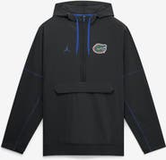 Jordan Brand Men's Jordan Brand Black Florida Gators 2026 Sideline Anorak Half-Zip Hooded Jacket