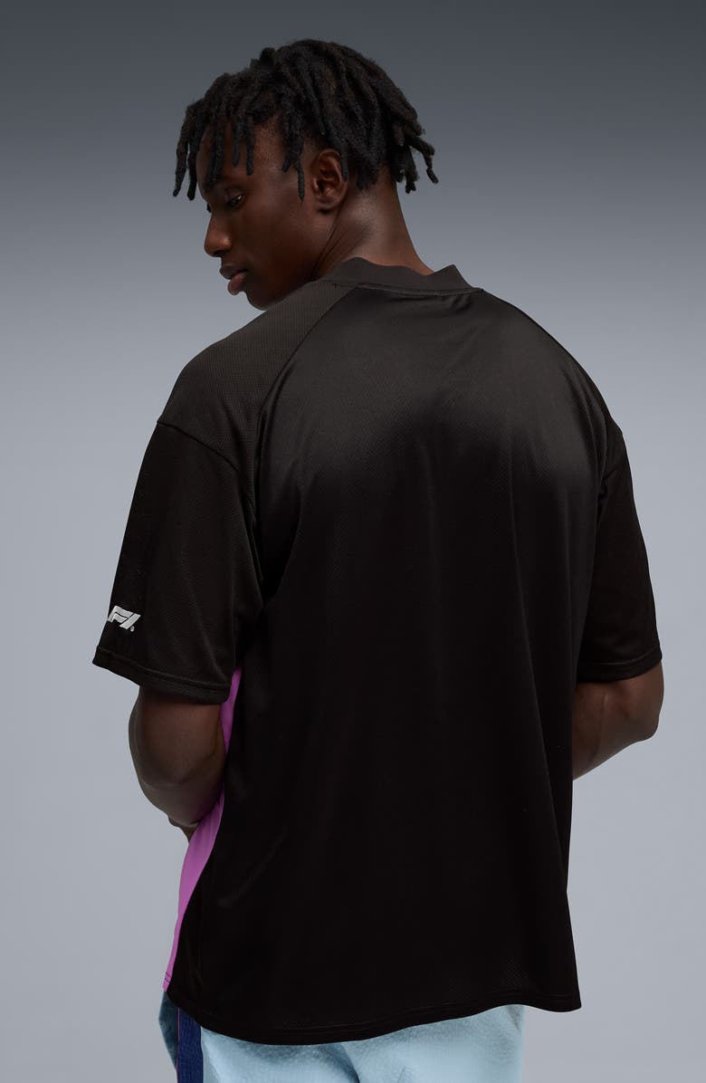 PUMA Formula 1<sup>®</sup> Lifestyle Short Sleeve Jersey, Alternate, color, Puma Black