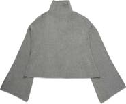 DELUC Chuck Crop Funnel Neck Sweater