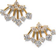 Nadri Lucia Front Back Ear Jackets