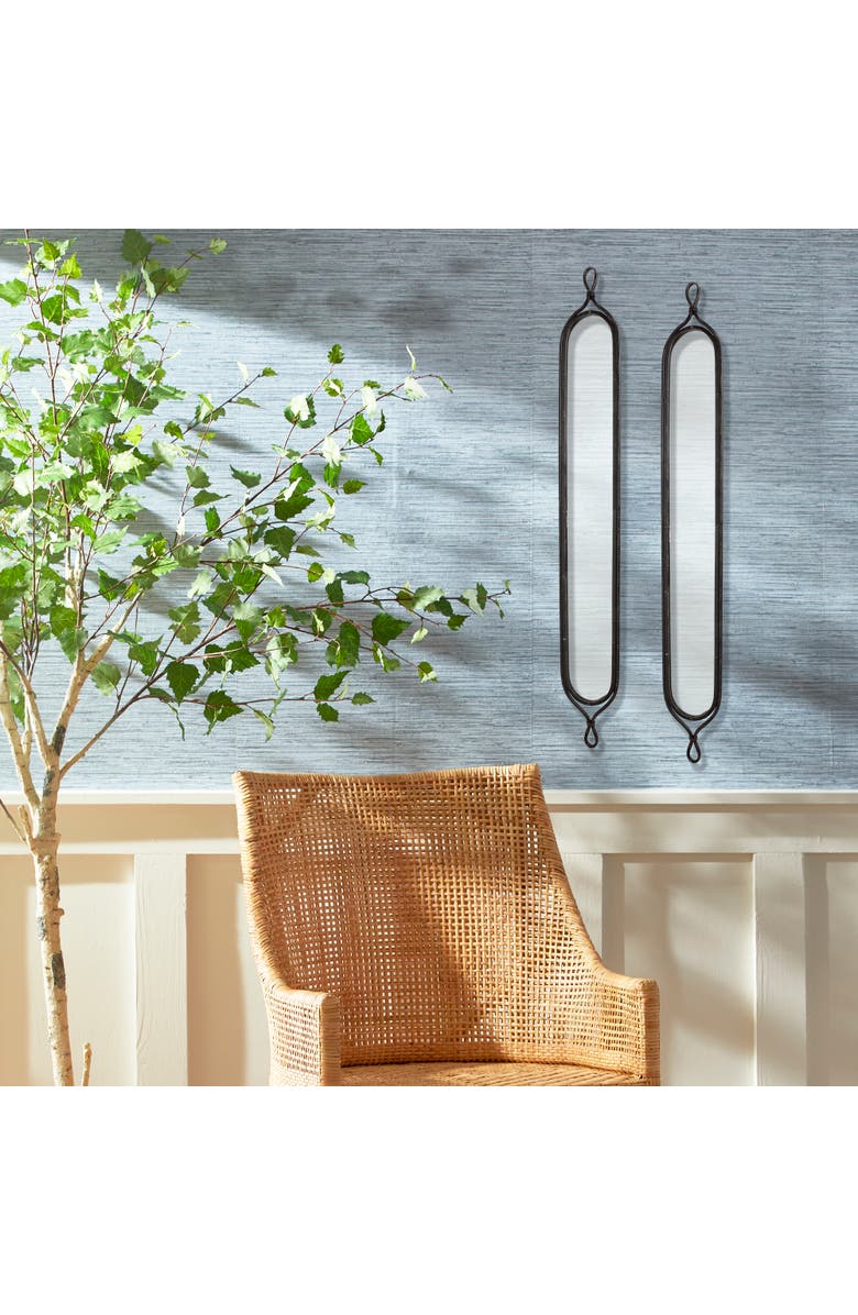 Napa Home & Garden Tall Narrow Mirrors, Set Of 2, Alternate, color, Black