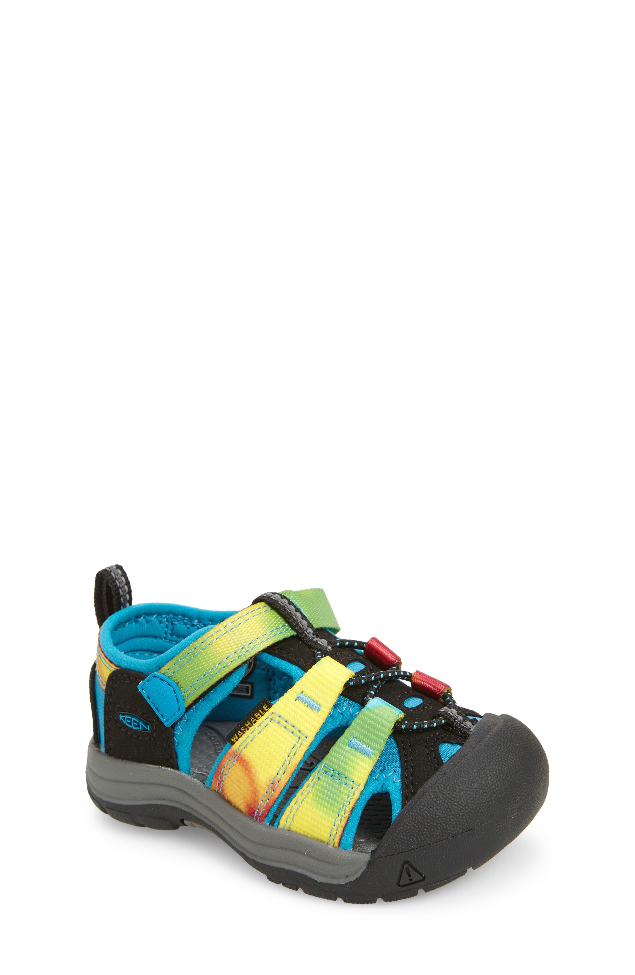 KEEN Kids' Newport H2 Water Friendly Sandal, Main, color, Rainbow Tie Dye