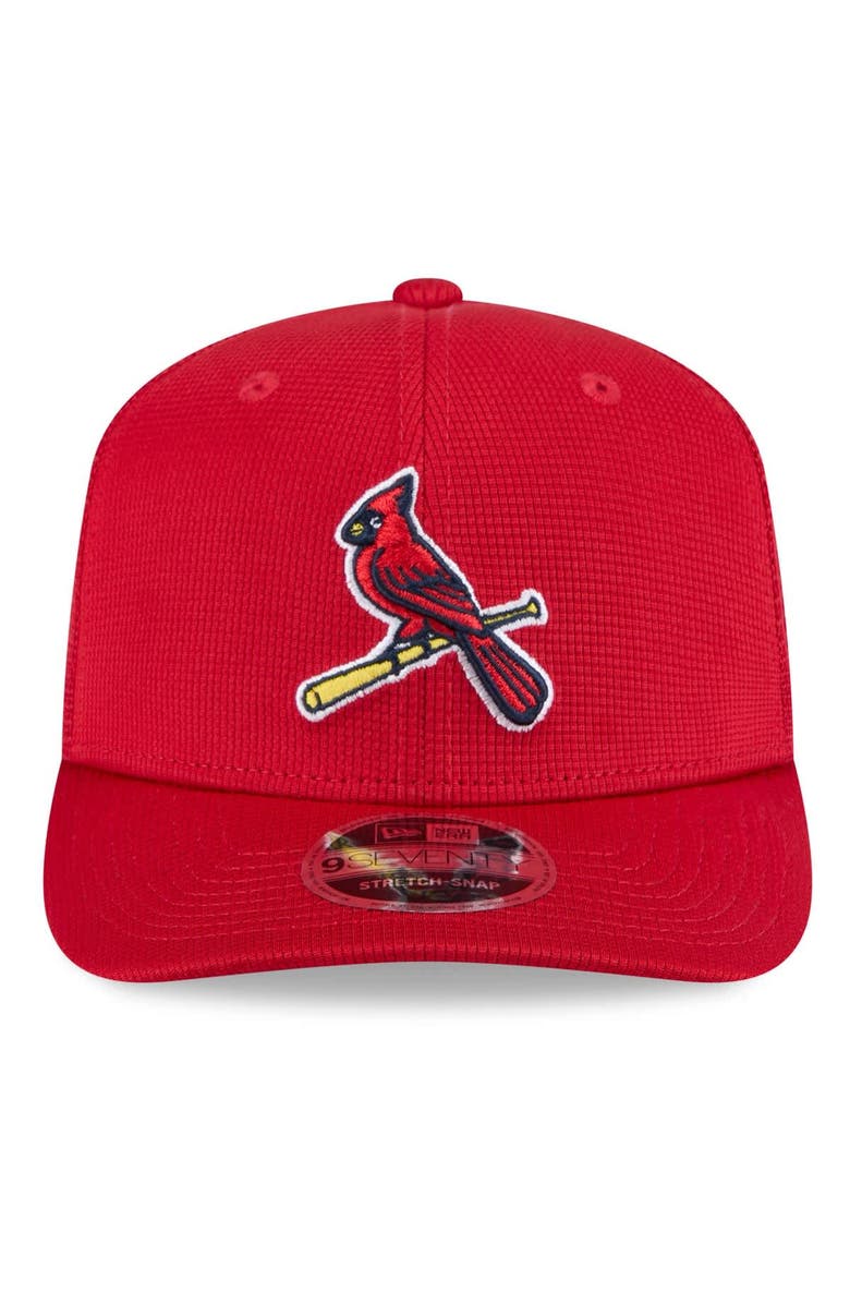 New Era Men's New Era  Red St. Louis Cardinals 2025 Spring Training 9SEVENTY Stretch-Snap Trucker Hat, Alternate, color, 