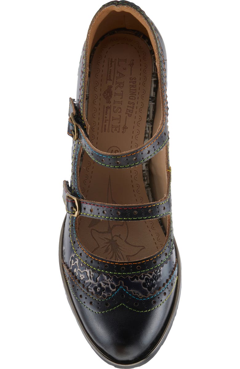 L'Artiste by Spring Step Gaviria Mary Jane Pump, Alternate, color, Black