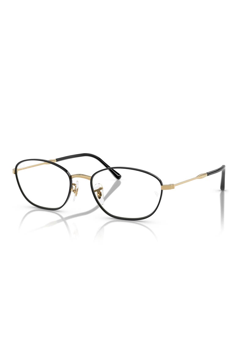 53mm Irregular Optical Glasses, Alternate, color, BLACK