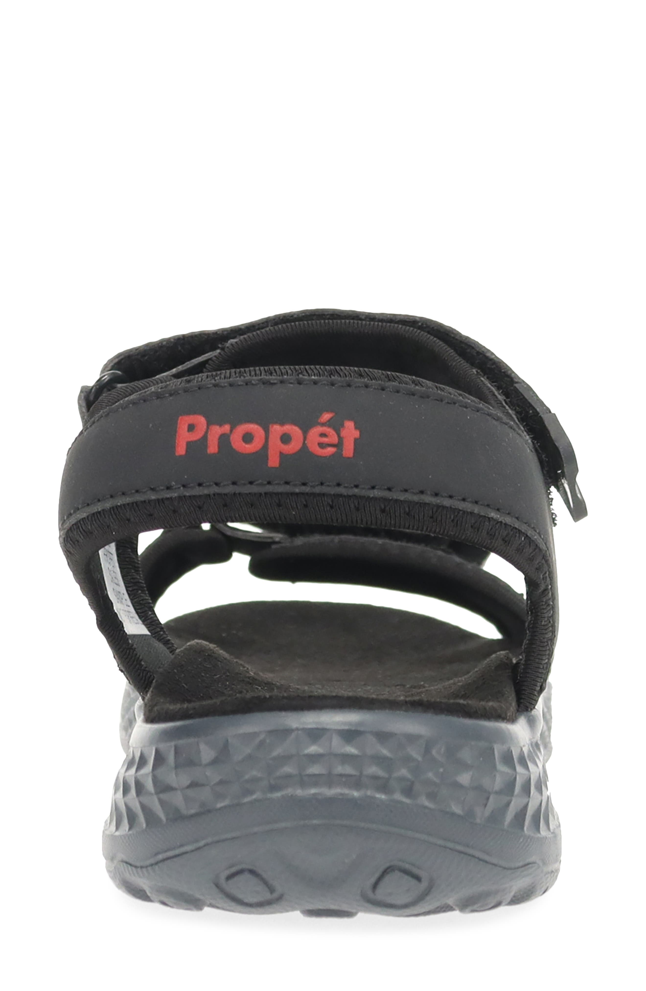 Propét TravelActiv Aspire Sandal, Alternate, color, Black