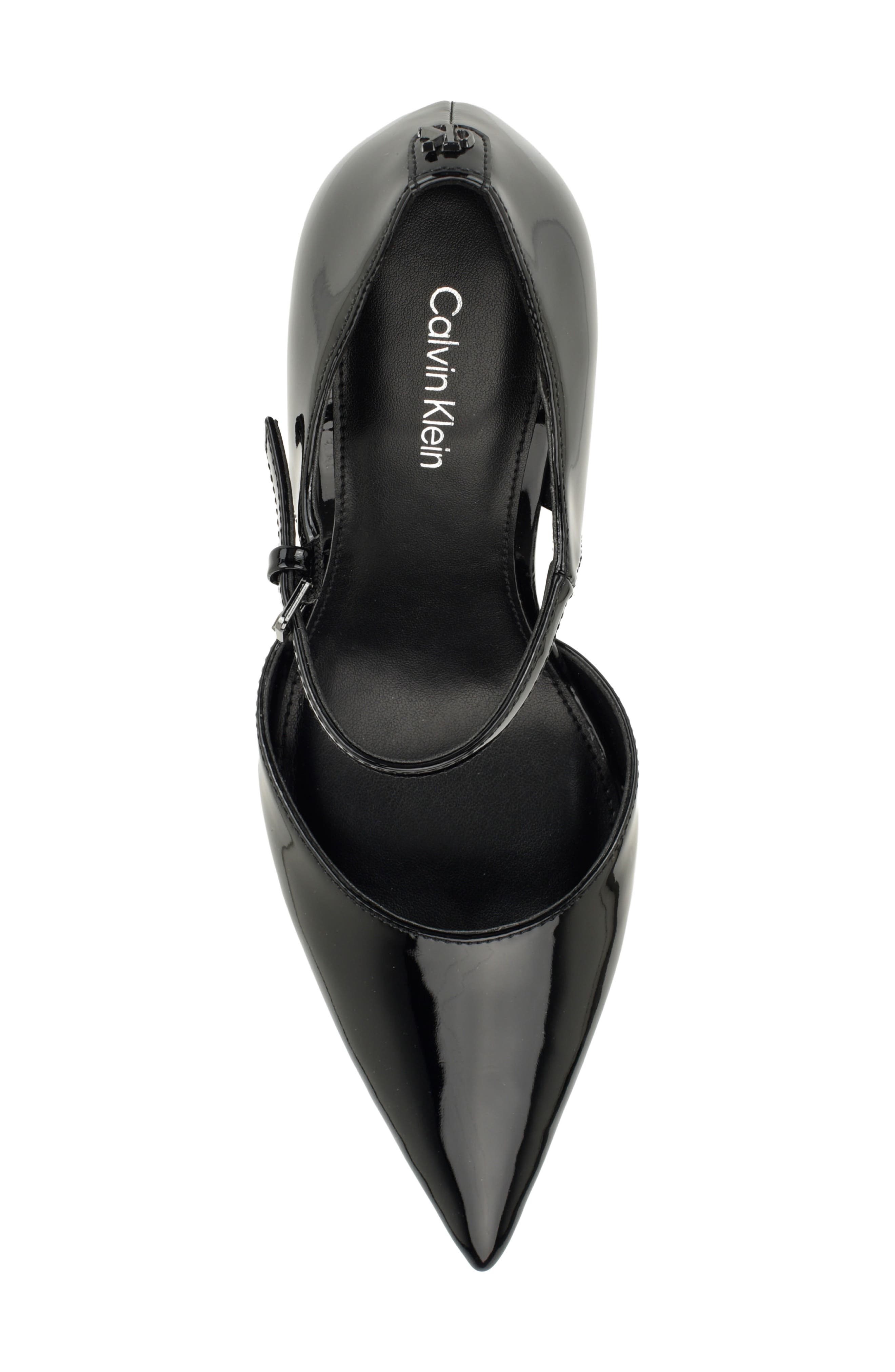 Brynia Faux Leather Mary Jane Pump, Alternate, color, BLACK PATENT