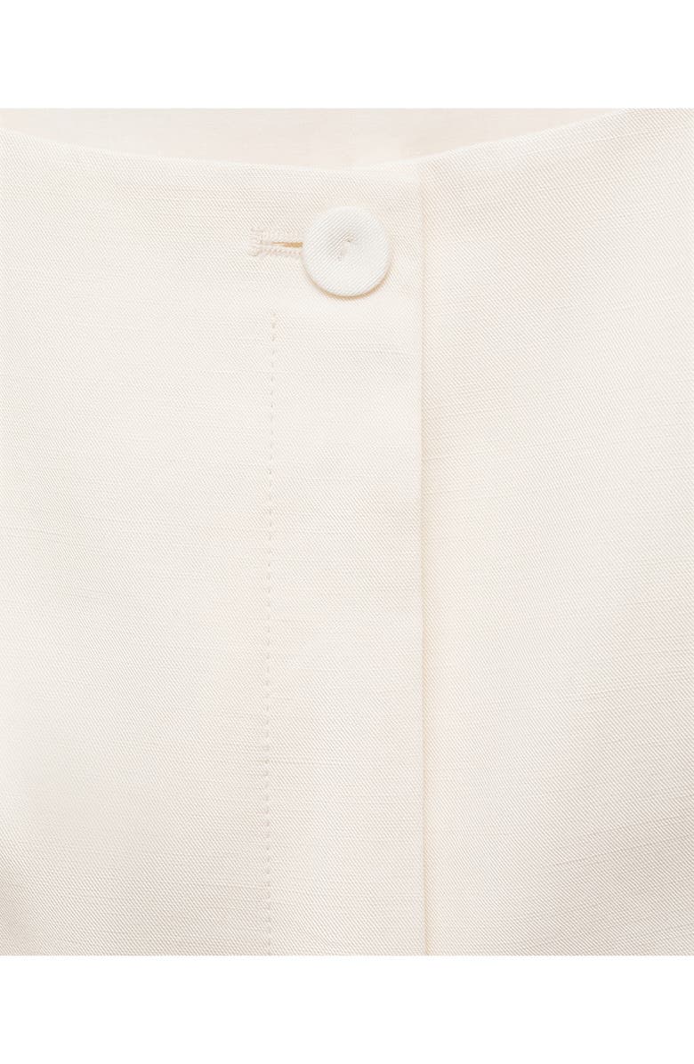 MANGO Suit Vest, Alternate, color, White