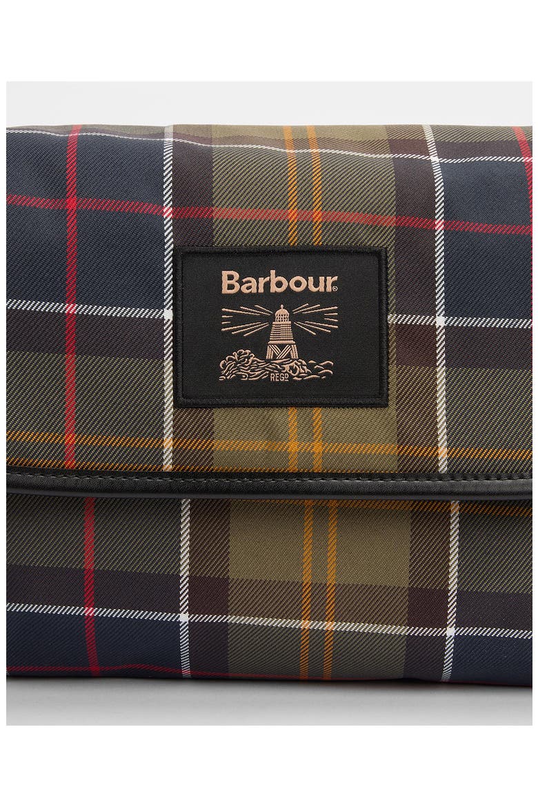 Tartan Hanging Wash Bag, Alternate, color, CLASSIC/BEACON
