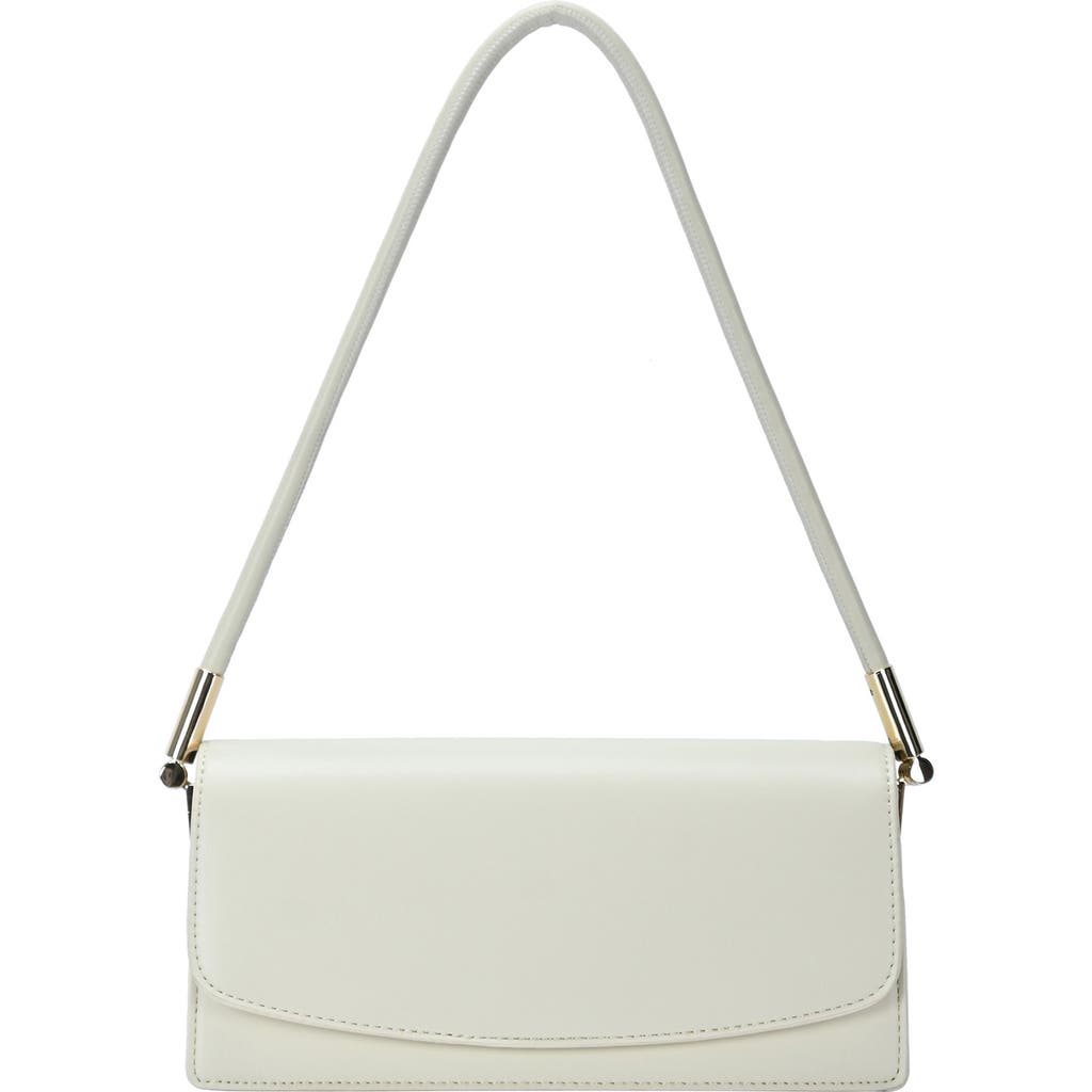 Mms Design Studio Rectangle Shoulder Bag In Cream