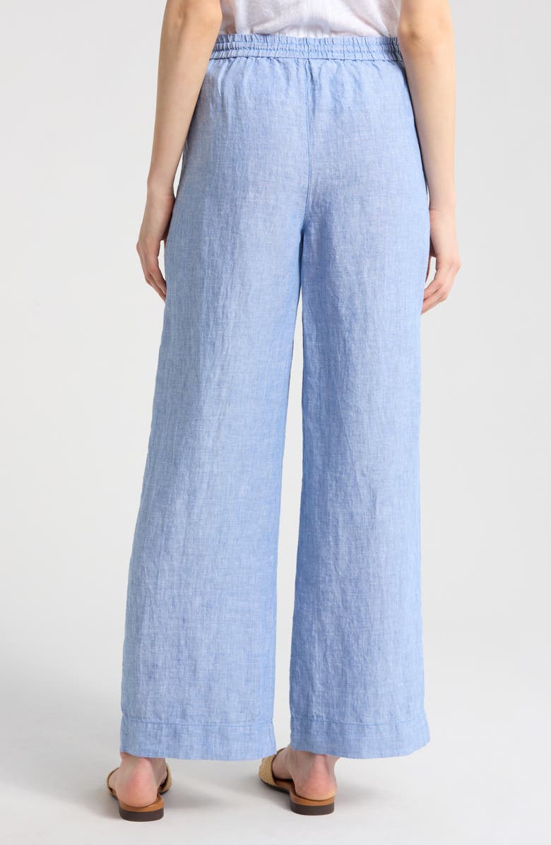 Tommy Bahama Two Palms Easy Linen Drawstring Pants, Alternate, color, Buccaneer Blue