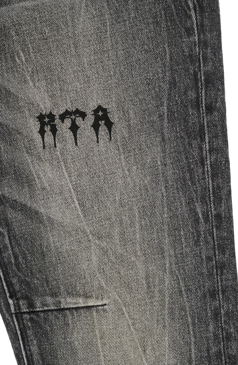 RtA Bryant Ripped Skinny Jeans, Alternate, color,