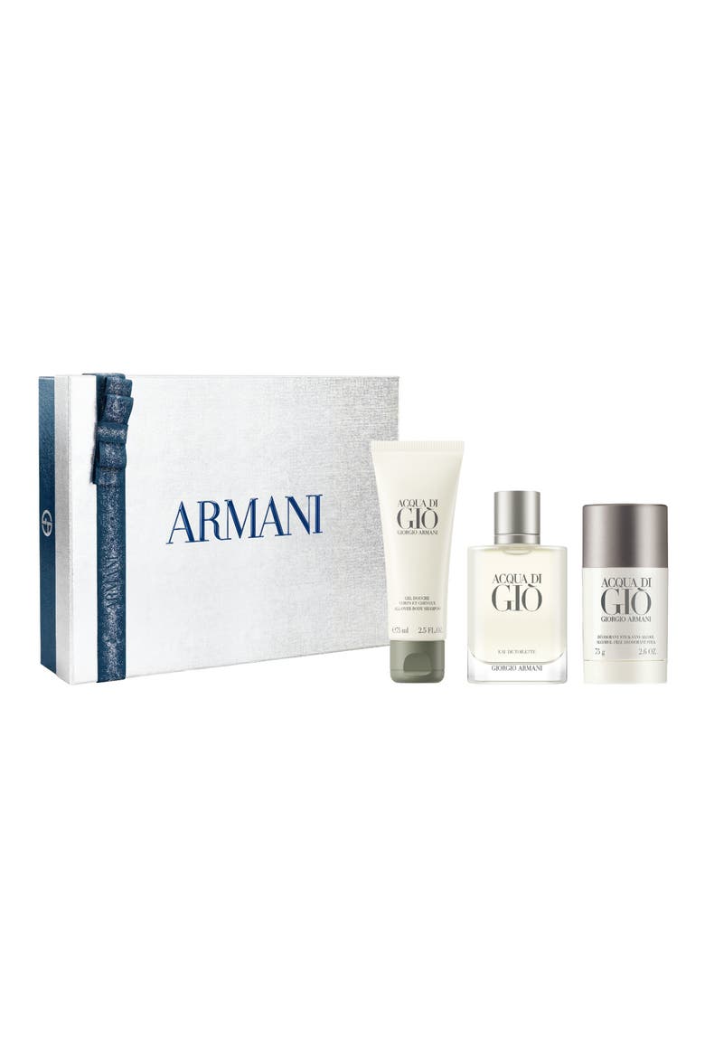 Acqua di Gió Eau de Toilette 3-Piece Men's Gift Set, Main, color, NO COLOR