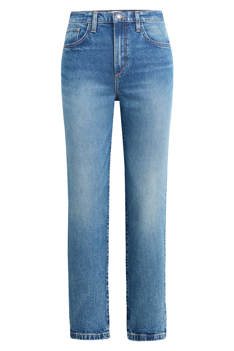 The Valentina Super High Waist Ankle Straight Leg Jeans, Alternate, color, MAUI