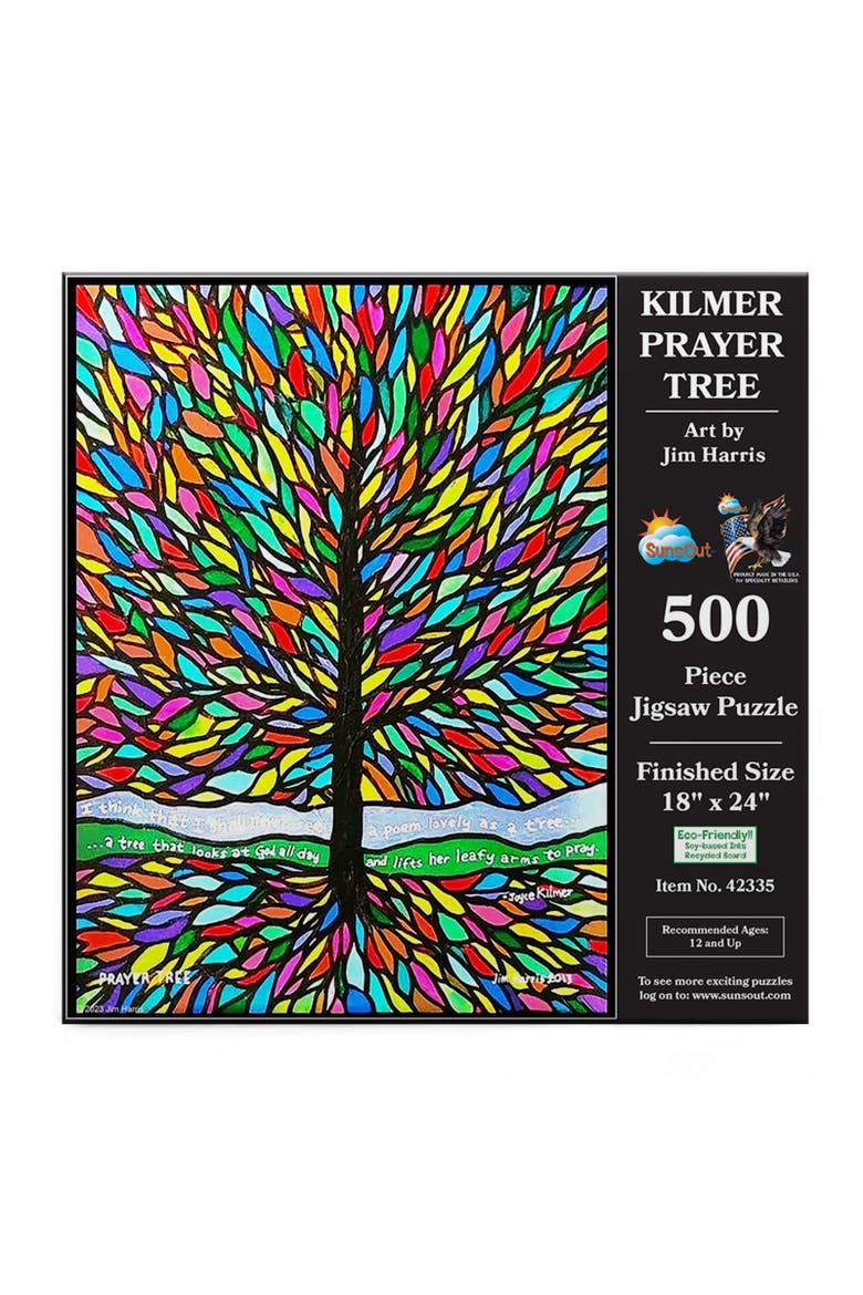 Kilmer Prayer Tree 500 piece Jigsaw Puzzle for Adults, Alternate, color, Multicolor