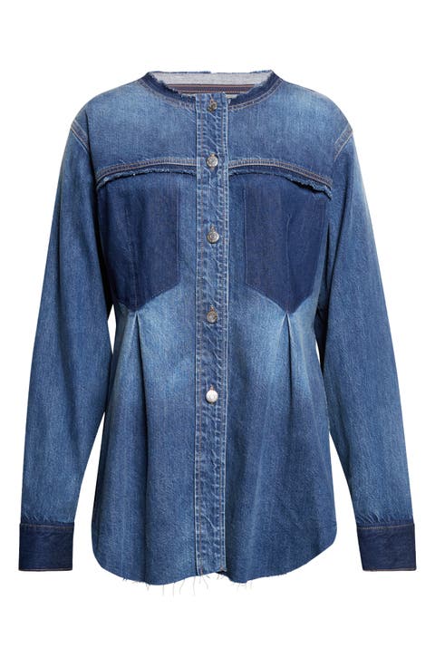 Weslia Denim Shacket
