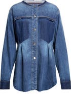 Veronica Beard Weslia Denim Shacket