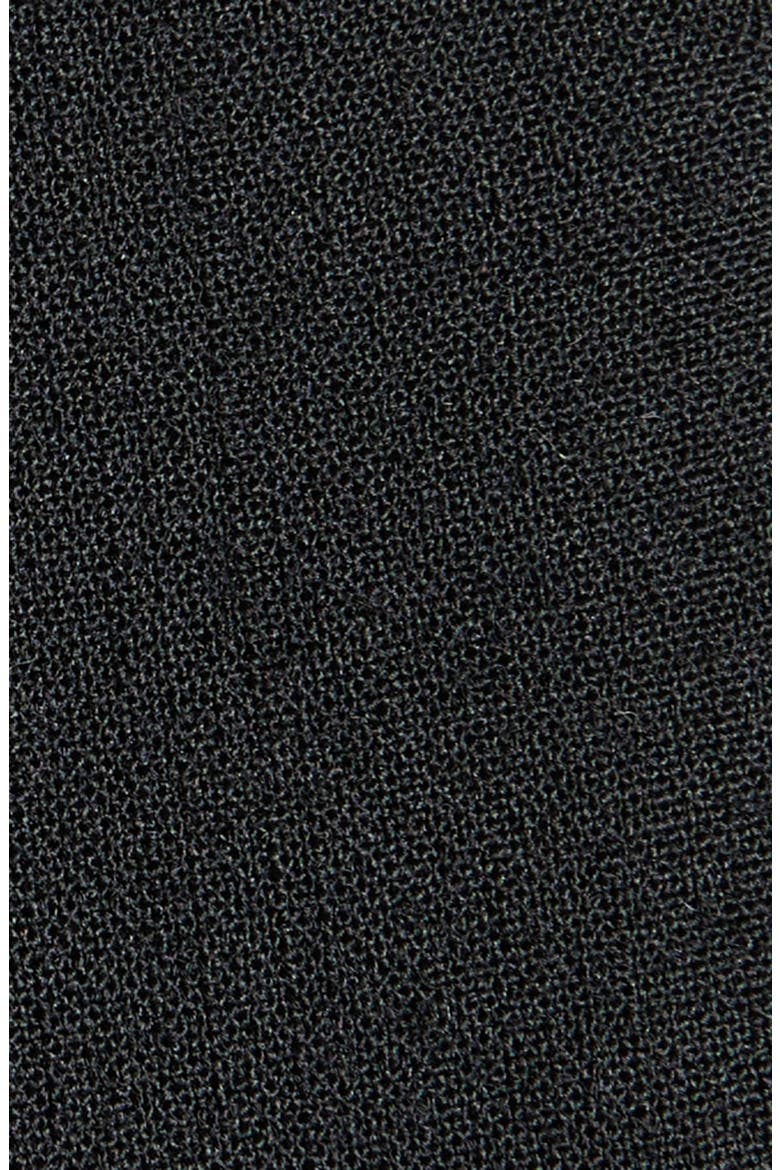 High Waist Wool Stretch Crepe Straight Leg Pants, Alternate, color, BLACK