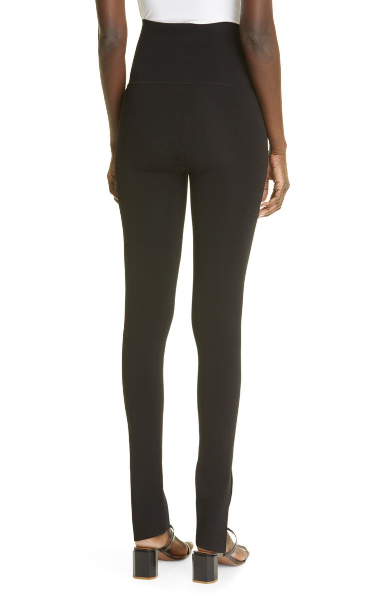 Khaite Roonie Jersey Leggings, Alternate, color, 