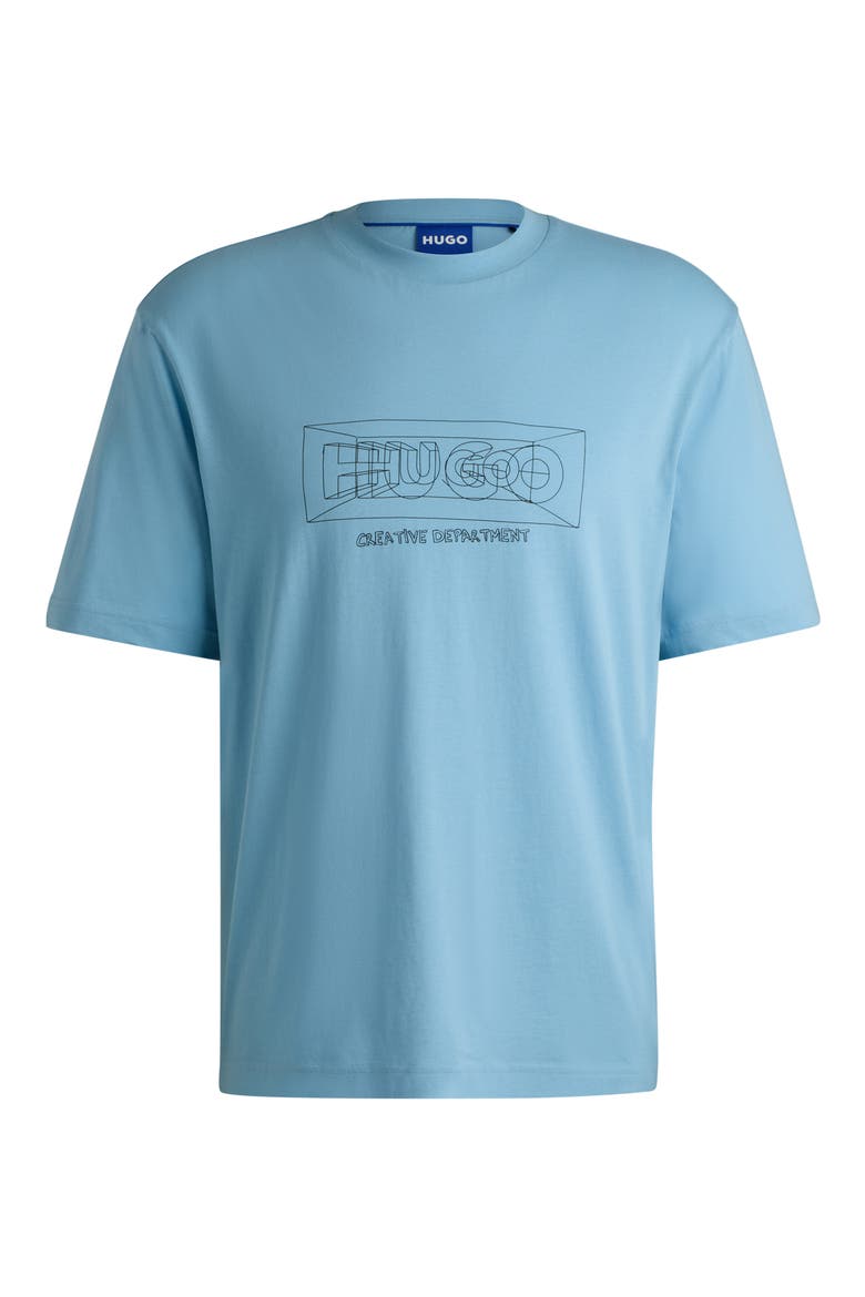 Nufrancos Graphic T-Shirt, Alternate, color, LIGHT/ PASTEL BLUE
