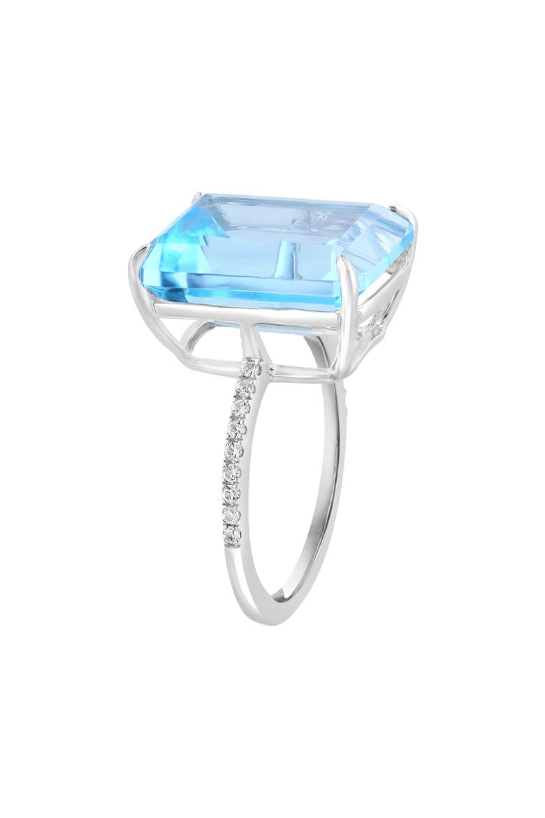 Sterling Silver Sky Blue Topaz Ring, Alternate, color, BLUE