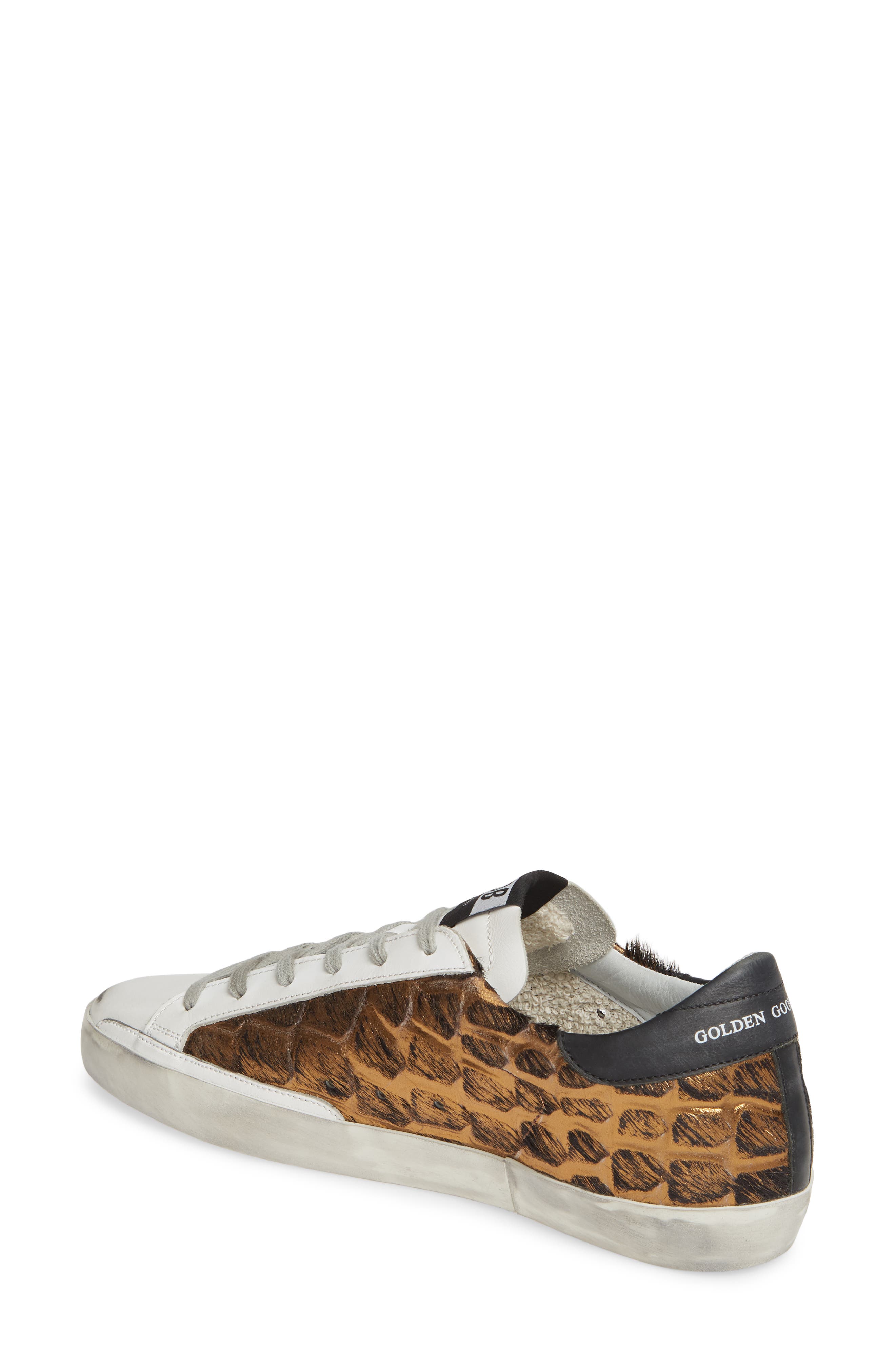 Golden Goose Superstar Genuine Calf Hair Sneaker, Alternate, color, 