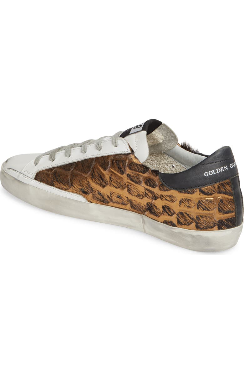 Golden Goose Superstar Genuine Calf Hair Sneaker, Alternate, color,