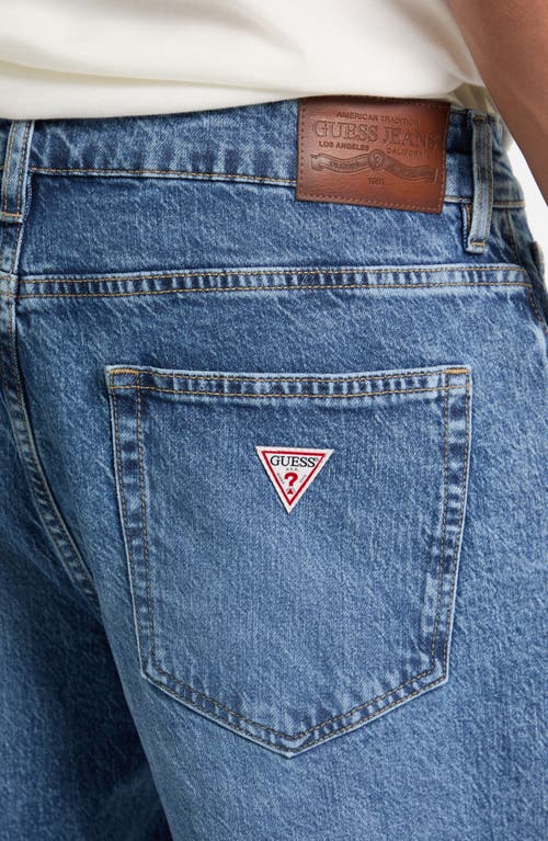 Guess Jeans G15 Relaxed Tapered Leg Jeans In Medium Blue