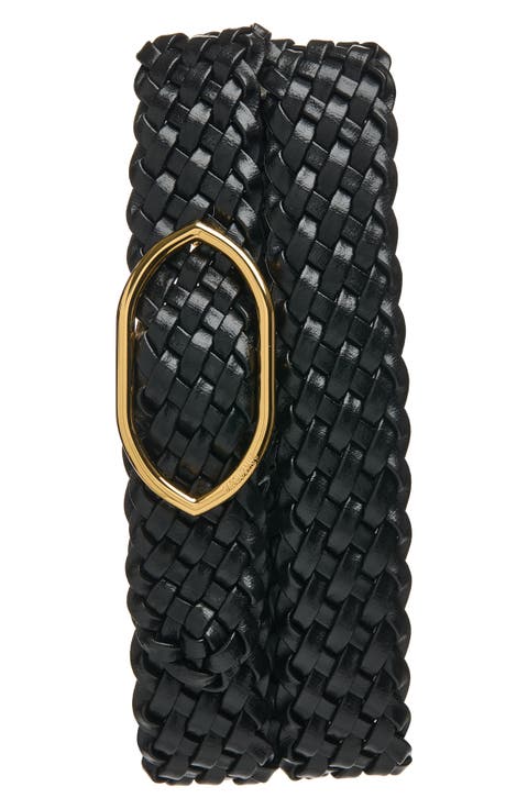 La Ceinture Calisson Braided Leather Belt