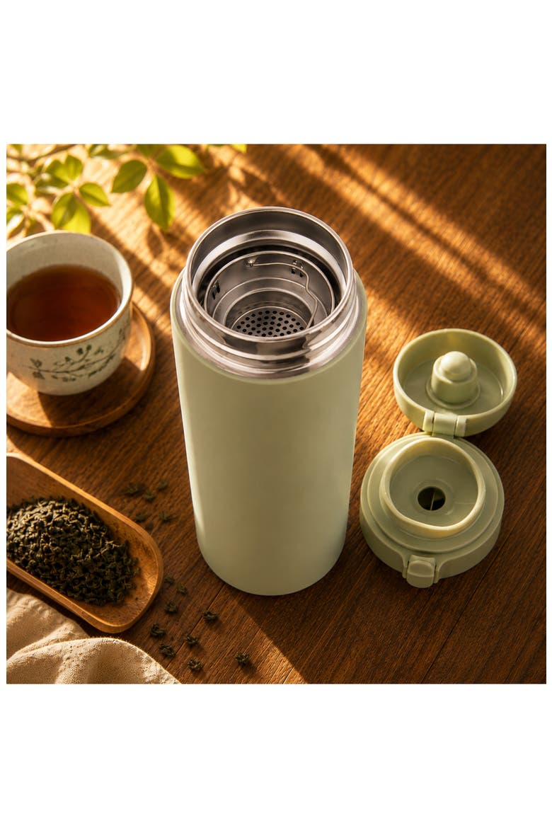 Leo 24-Ounce Stainless Steel Thermal Water Bottle, Alternate, color, SAGE