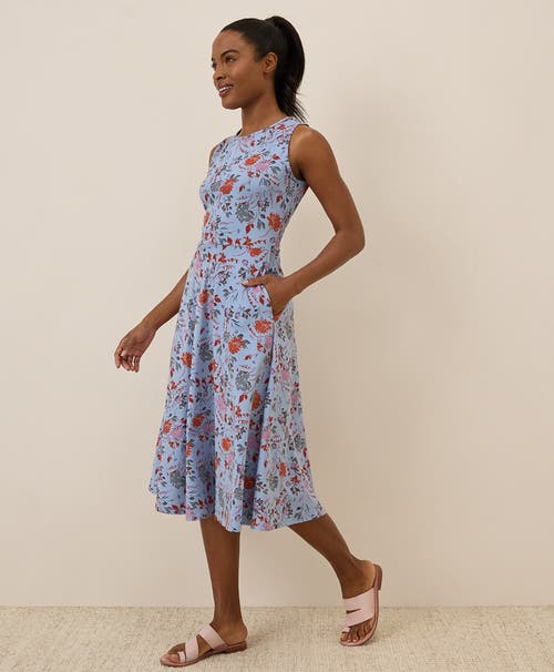Pact Organic Cotton Fit & Flare Keyhole Back Dress