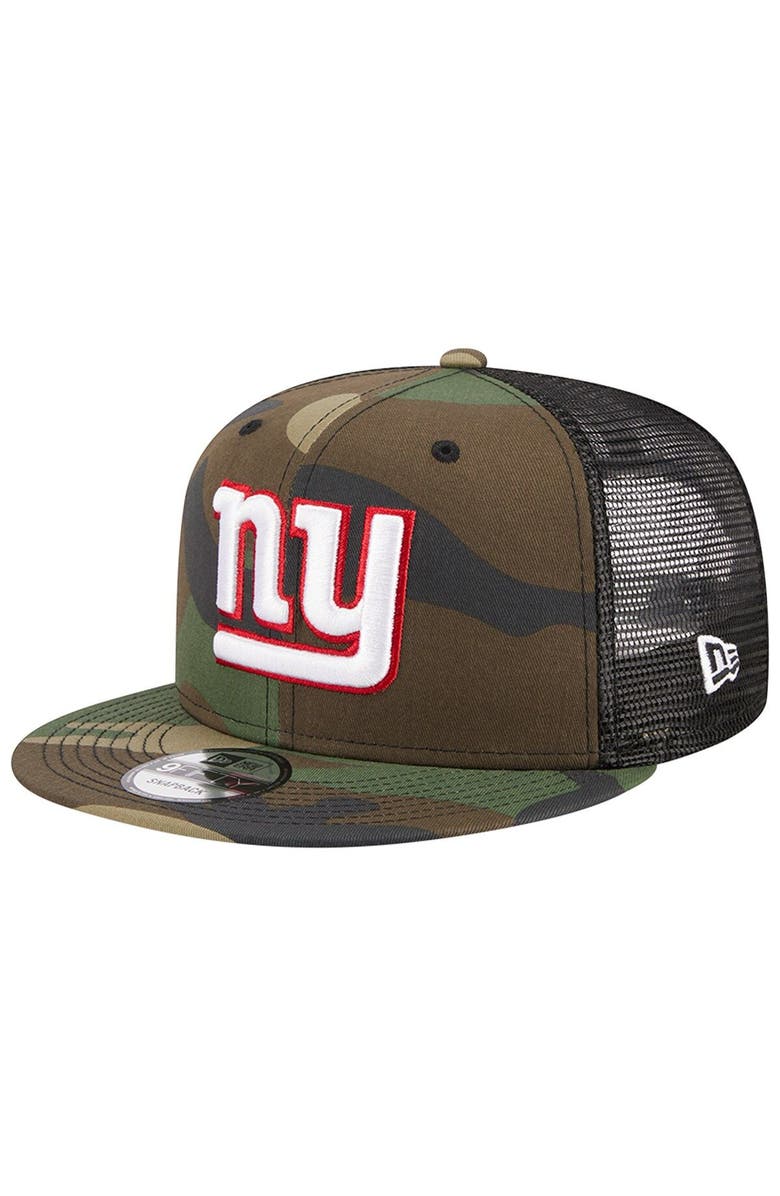 New Era Men's New Era Camo New York Giants Main Trucker 9FIFTY Snapback Hat, Main, color,