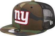 New Era Men's New Era Camo New York Giants Main Trucker 9FIFTY Snapback Hat