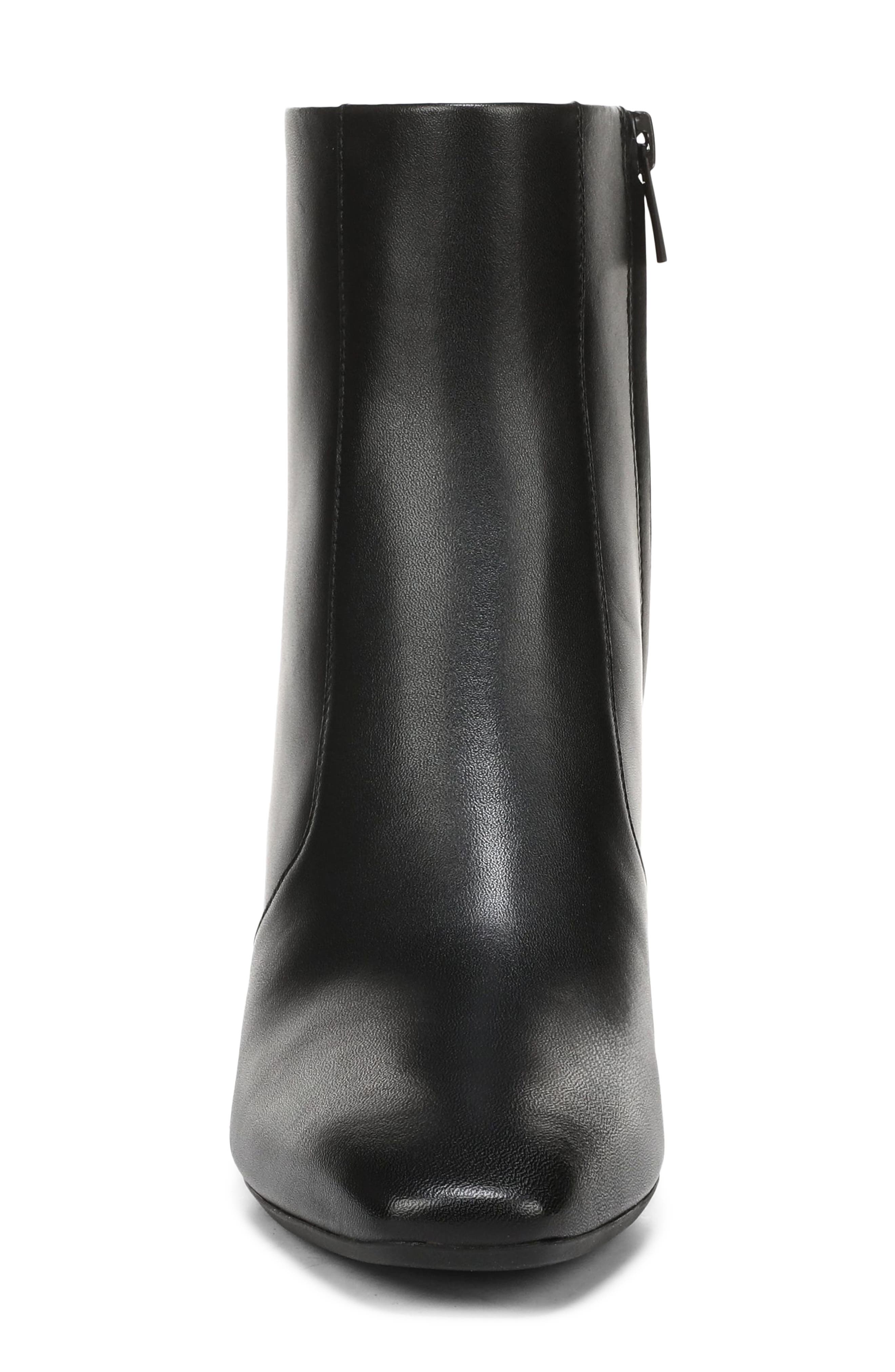 Tegan Leather Bootie, Alternate, color, BLACK