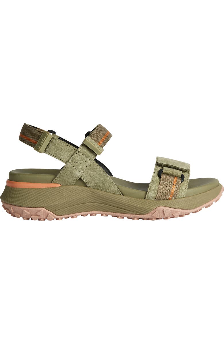 Geox Sorapis Strappy Sandal, Alternate, color,