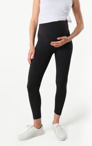 Marion Women's Maternity Stretch Leggings with Bump-Friendly Phone Pocket
