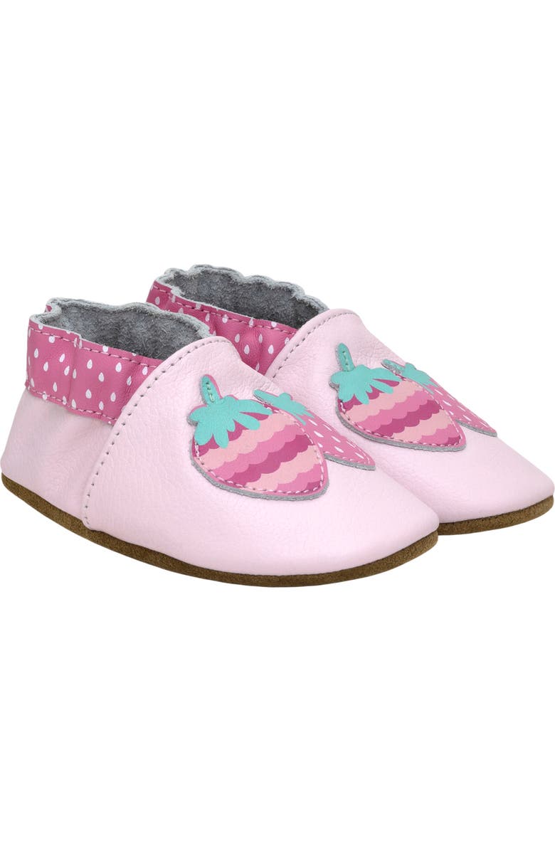 Robeez<sup>®</sup> Berry Sweet Crib Shoe, Main, color,