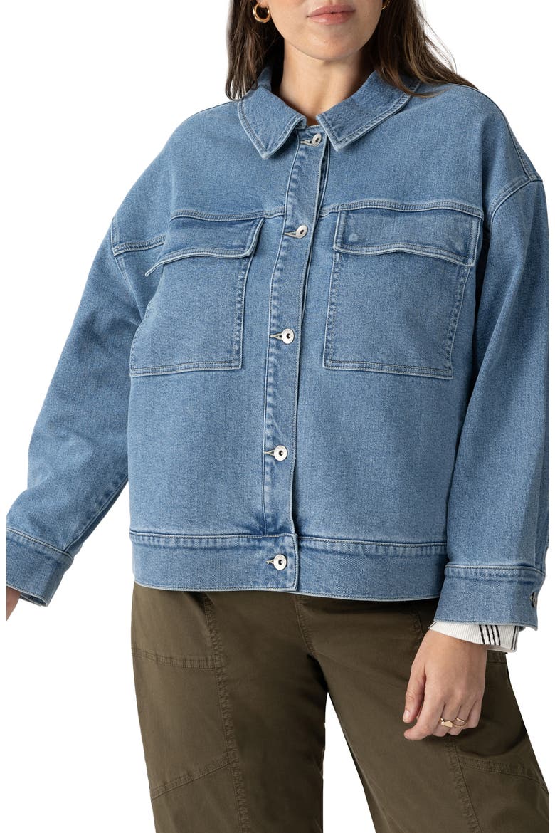Make Way Denim Jacket, Main, color, WAYFARER