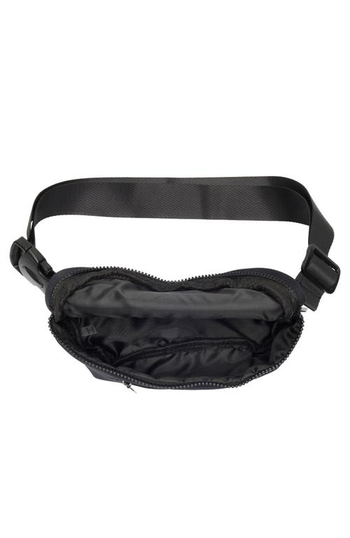 Patrizia Luca Neoprene Belt Bag In Black