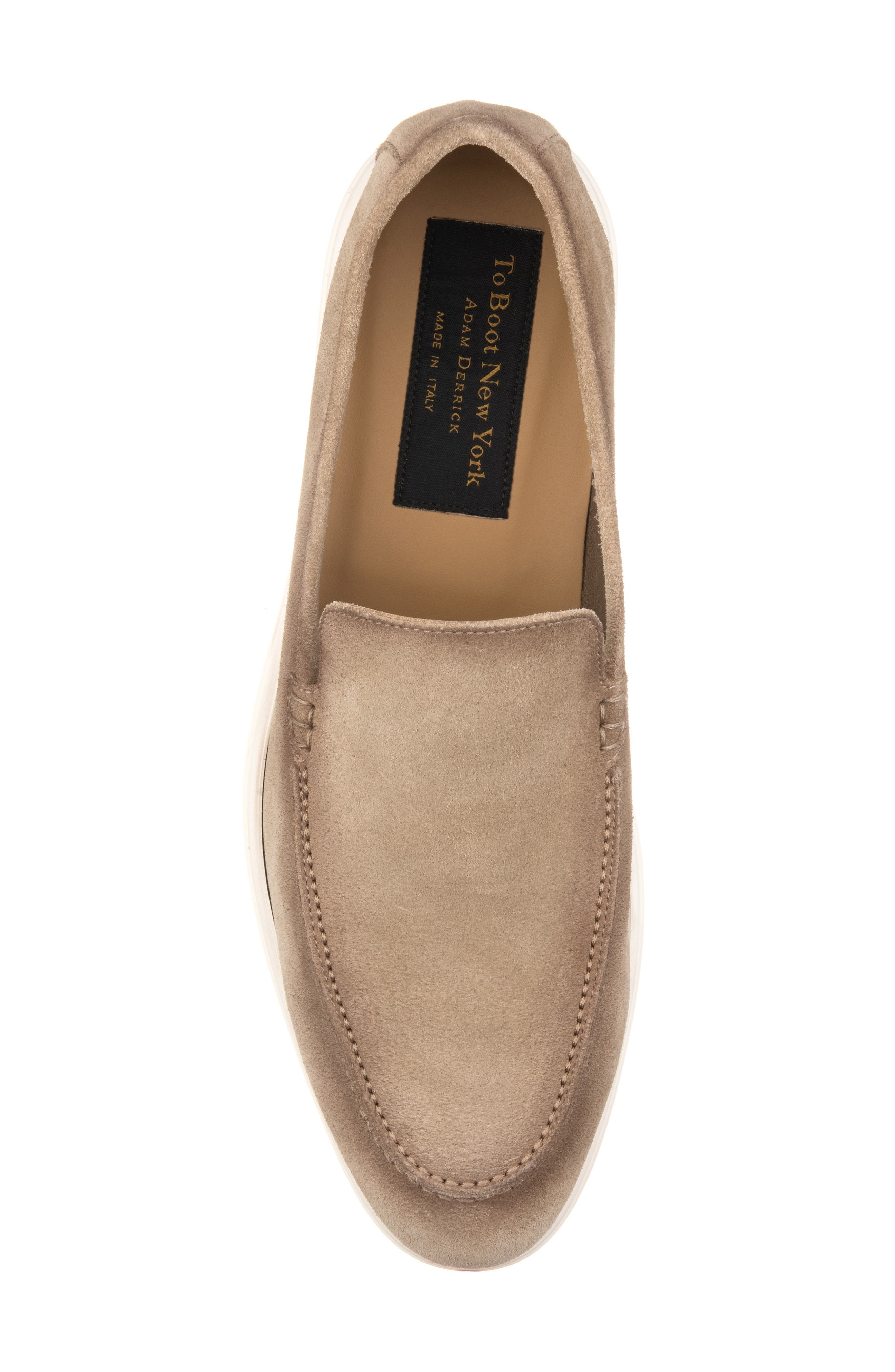 Starr Moc Toe Loafer, Alternate, color, BROWN
