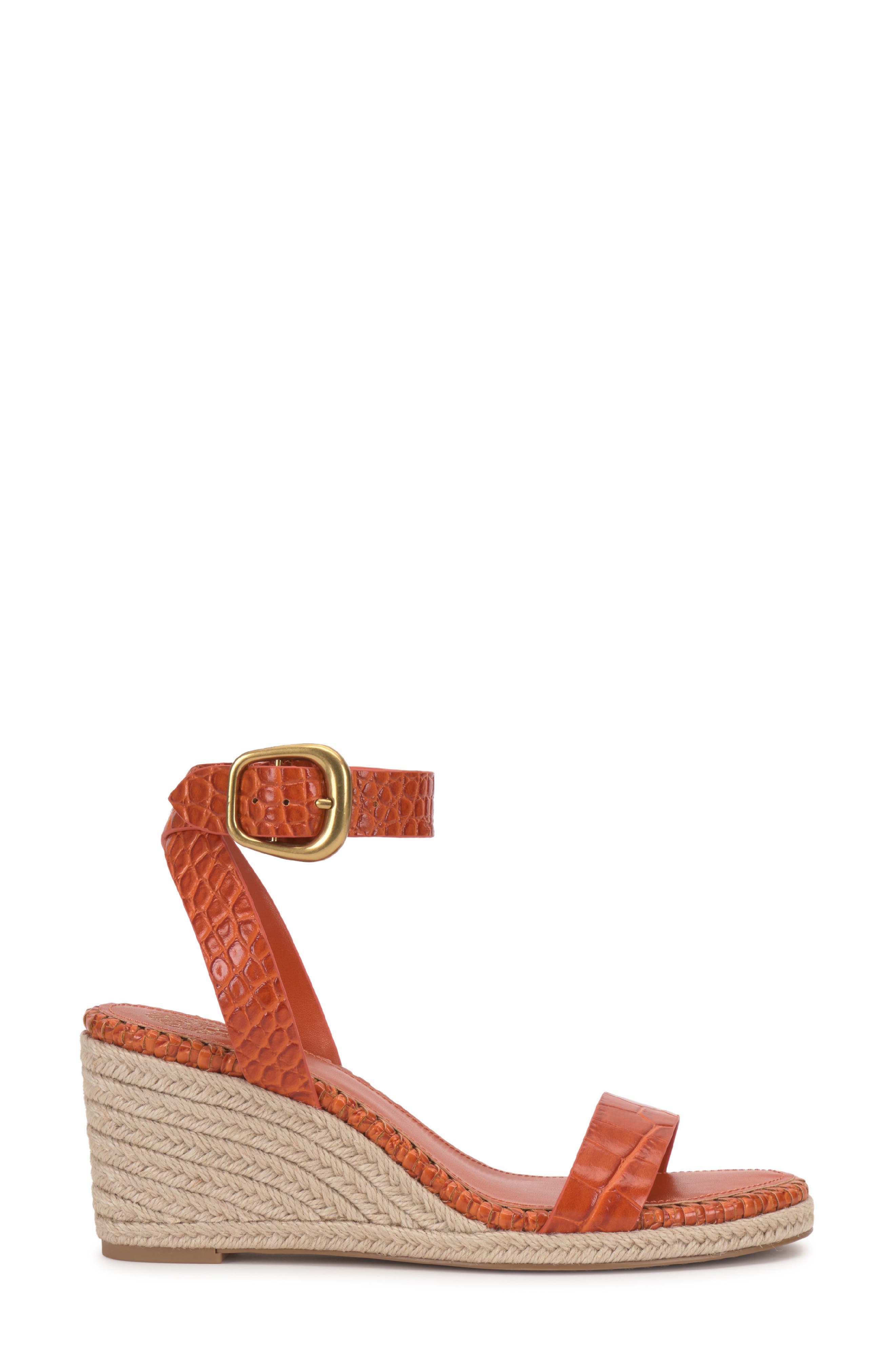 Fainel Espadrille Ankle Strap Platform Wedge Sandal, Alternate, color, SUNSET